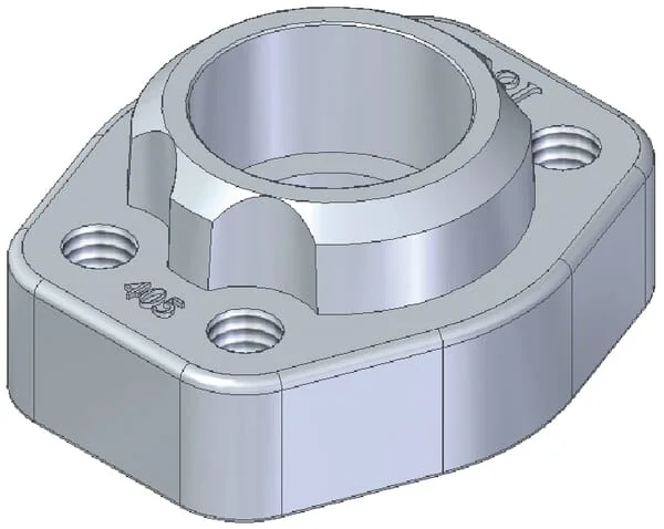 Oleo Tecnica - GFW608SM20M - Metrischer Aufschweissgegenflansch SAE