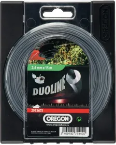 Oregon - 295367E - Trimmer-Schneidfaden Duoline 2,4 mm x 15 m