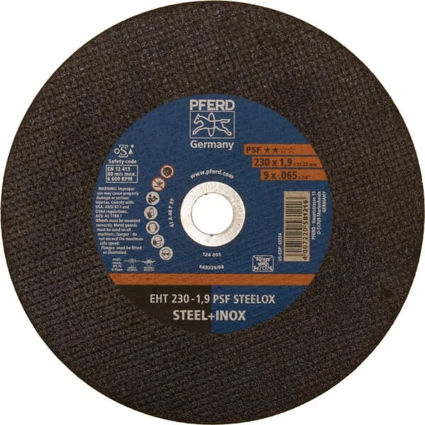 Pferd - GD1151MPINOX - Trennscheibe SG 115x1 Edelstahl