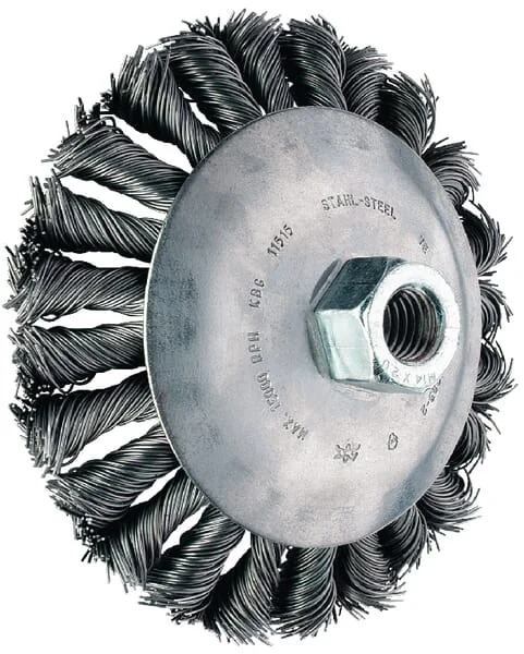 Pferd - KBG115CTINOX - CombiTwist Kegelbuerse 115mm INOX