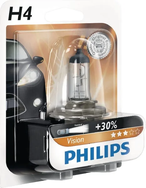 Philips - GL12342PRB1 - Halogenlampe H4 12V 55W P43T-38 Weiß Philips