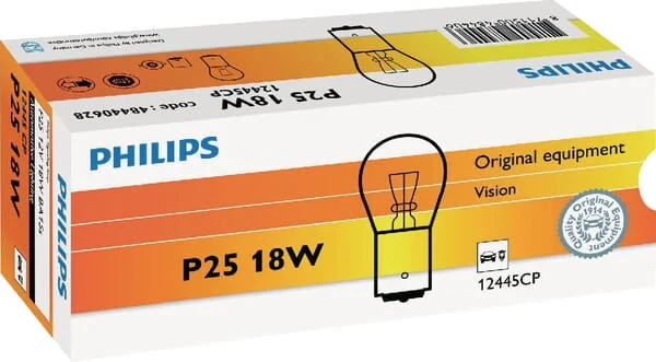 Philips - GL12445CP - Glühlampe Konventionell 12V 18W BA15S Philips