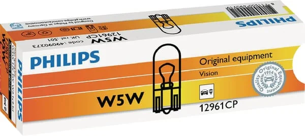 Philips - GL12961 - Gluehlampe W5W 12V 5W W2.1X9.5D Philips