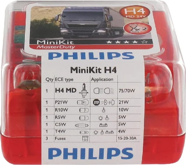 Philips - GL55554SKMDKM - Gluehlampenset 24V P43T Philips
