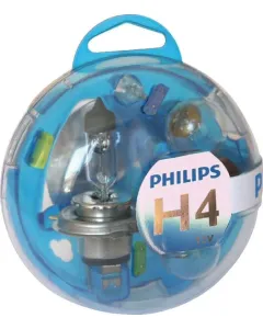 Philips - GL55718EBKM - Birnensatz Halogen H4 12V P43T Philips