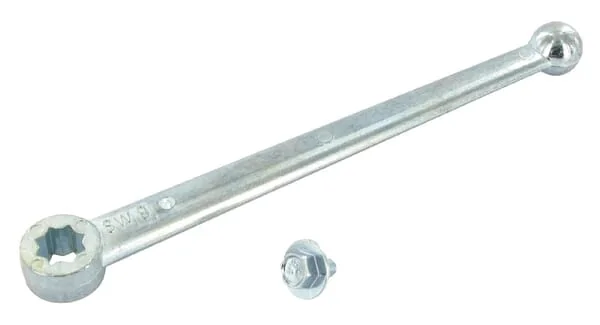 Pister - KH909S - SW9 Gerader Hebel, Aluminium
