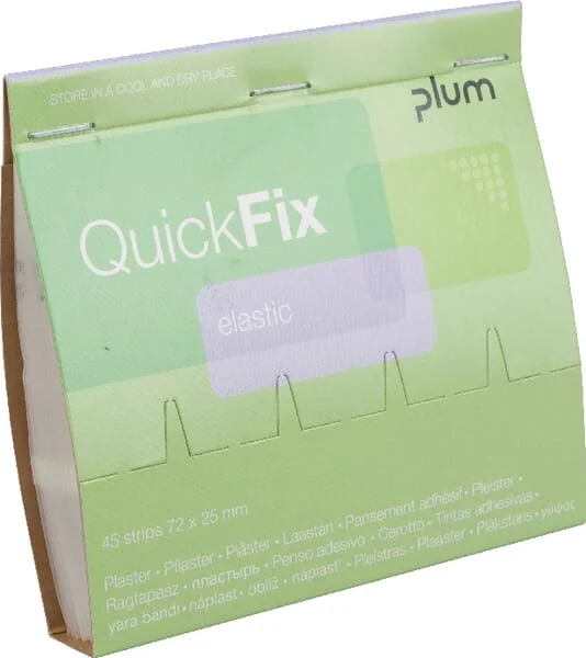 Plum - PLUM5512 - Quickfix Elastic Fab. 45 Pflaster Nachfuellpack