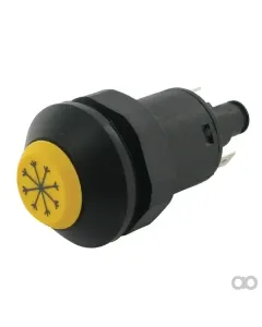 Pneutron - 11110360PN - Druckschalter Klimaanlage Rund Gelb
