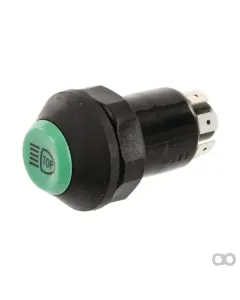 Pneutron - 11165080PN - Drucktaster, Oberlichter, Rund, Gruen