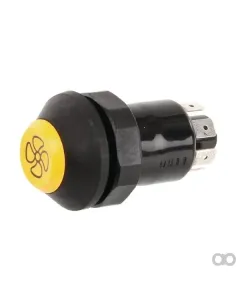 Pneutron - 11165100PN - Drucktaster, Luefter, Rund, Gelb