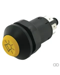 Pneutron - 11175240PN - Druckschalter, Rundumleuchte, Rund, Gelb