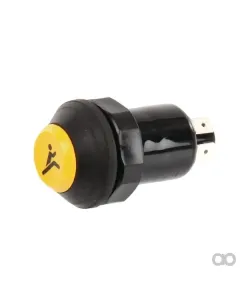 Pneutron - 11245210PN - Drucktaster, Schnell, Rund, Gelb
