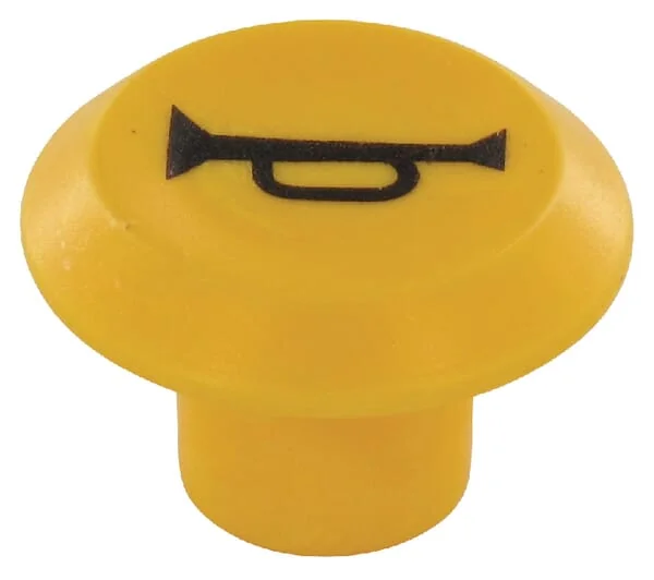 Pneutron - 11316260PN - Emblem, Hupe, Rund, Gelb