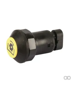 Pneutron - 11903001PN - Druckschalter, Zapfwelle, Rund, Gelb