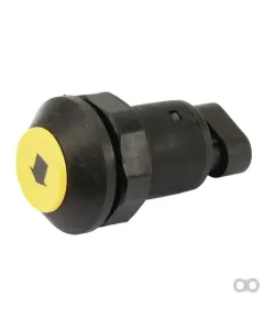 Pneutron - 11903002PN - Druckschalter, Hoch Und Runter, Rund, Gelb