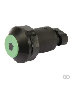 Pneutron - 11903003PN - Druckschalter, Hoch Und Runter, Rund, Gruen