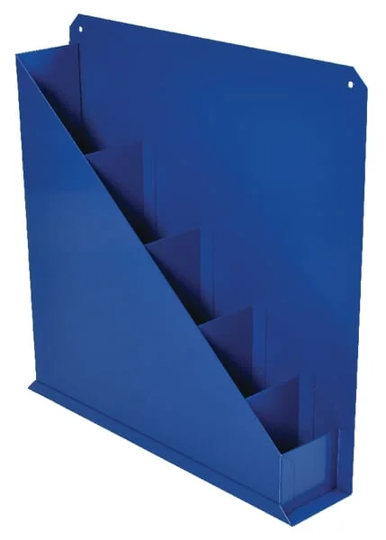 Povag - WE2193838BL - Aufbewahrungsbox 380x385x80mm, Blauer Kunststoff, Metalin