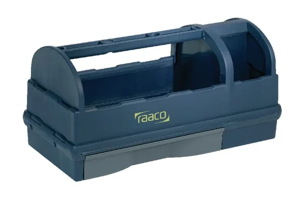 Raaco - 137195 - Werkzeugkasten 476x228x230mm 25 L Fassungsvermoegen Blaues Polypropylen 3 Faecher