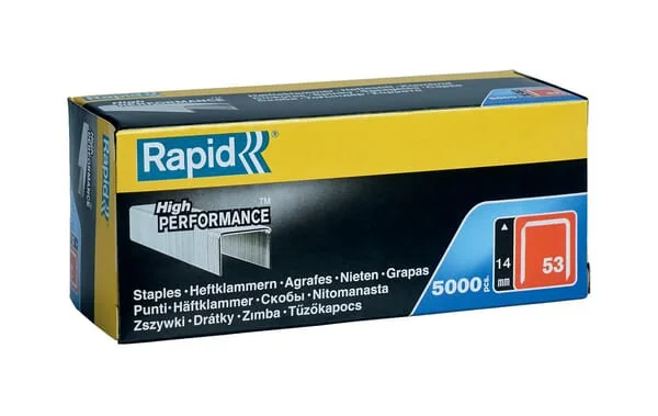Rapid - 11860410 - Klammern 53/14mm Verzinkt, 5.000 Stueck