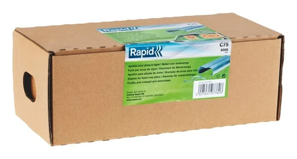 Rapid - 40107760 - Klemmen, Aluminium C75 Karton 6M