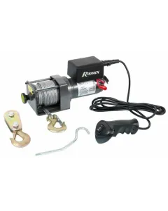 Ribitech - PE12V2500 - Auto-Seilwinde 12V 1100/2200 kg