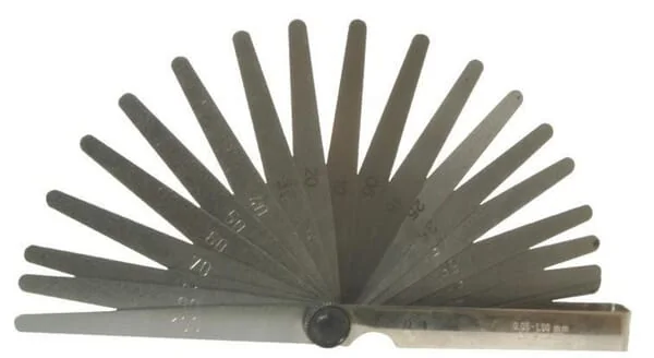 Richter - HG62023 - Fuehlerlehre 0,05 0,5 mm, 8 Blaetter