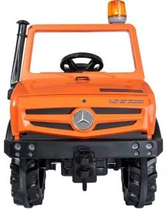Rolly Toys - R038237 - Pedaltraktor, Mercedes Benz, Unimog Servicefahrzeug, Orange, Ab 3 Jahren, Rollyunimog