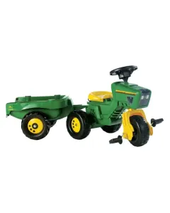 Rolly Toys - R05276 - Pedaltraktor Mit Frontlader Und Anhänger, John Deere, Ab 2,5 Jahren, Rollytrac