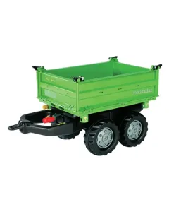 Rolly Toys - R12150 - Anhänger Deutz Fahr, Grün-Silber, Ab 3 Jahren, Rollymega