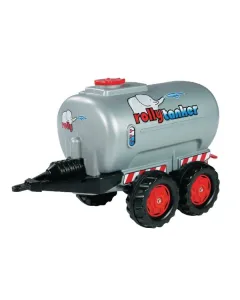 Rolly Toys - R12212 - Tankwagen-Anhänger, Silber/Rot, Ab 3 Jahren, Rollytanker