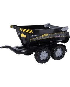 Rolly Toys - R12326 - Anhänger, Krampe HP20, Schwarz-Silber, Ab 3 Jahren, Rollyhalfpipe
