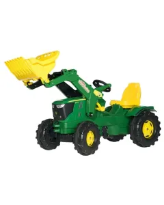 Rolly Toys - R61109 - Tretraktor Mit Frontlader John Deere 6210R Ab 3 Jahren Rollyfarmtrac