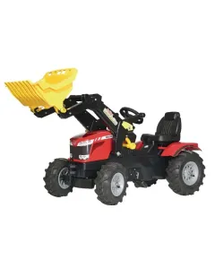 Rolly Toys - R61114 - Tretraktor Mit Frontlader Massey Ferguson 7726 Mit Luftreifen Ab 3 Jahren Rollyfarmtrac