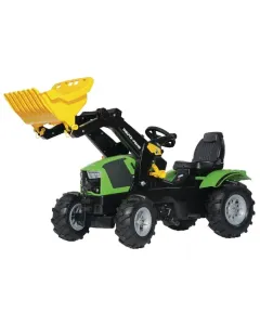 Rolly Toys - R61121 - Tretraktor Mit Frontlader Deutz-Fahr Mit Luftreifen Ab 3 Jahren Rollyfarmtrac