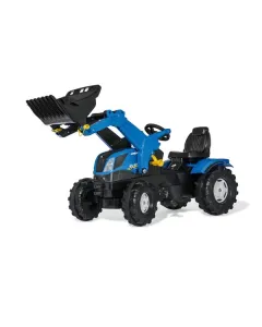 Rolly Toys - R61125 - Tretraktor Mit Frontlader New Holland T7 Ab 3 Jahren Rollyfarmtrac