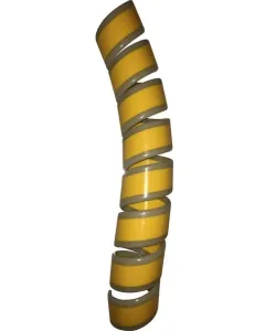 Safeplast - KBV20GLOW - Spiral-Schlauchschutz 25 (20-27mm) / 25m Gelb Mit Leuchtkanten