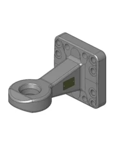 Scharmüller - 00665110A02 - Abschleppöse Durchmesser 62mm 160x160 Challenger