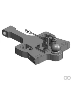 Scharmüller - 009603221A11 - Heavy Duty Zugstange K80® MF Dyna-6 7719-7726 (+165mm)
