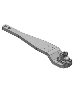 Scharmüller - 009644030A17 - Schwerlast Zugdeichsel K80® JD 8RT 8320RT, 8345RT, 8370RT Kat. 4 Gekröpft