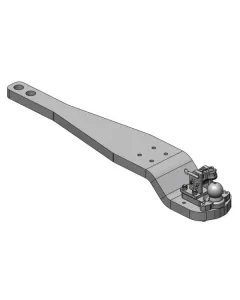 Scharmüller - 009644040A17 - Schwerlast Zugdeichsel K80® JD 8R 8270R-8400R Kat. 3 Gekröpft