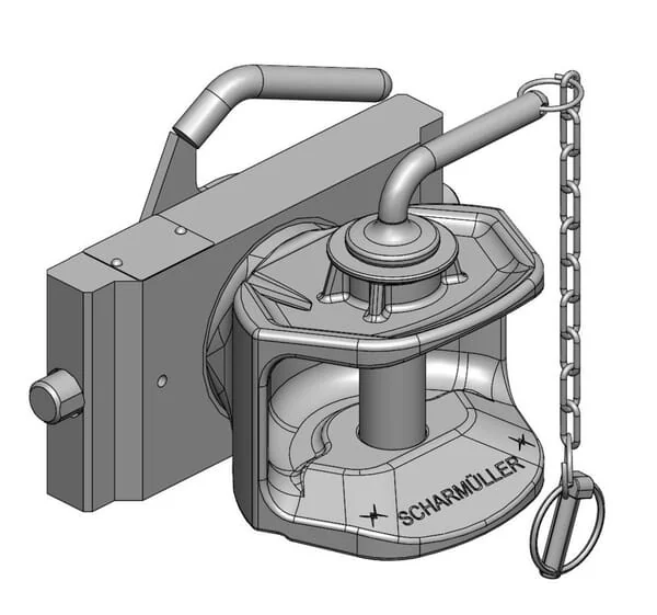 Scharmüller - 03241501A11 - Gabelkopf Typ W241 S30 Fendt K1 (Diameter 31,5mm)