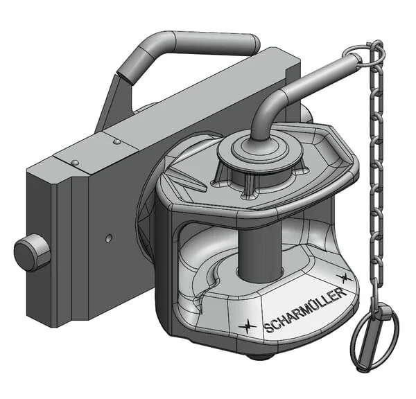 Scharmüller - 03255501A02 - Kupplungskopf Typ W255 S32 K1 (Diameter 31,5mm)