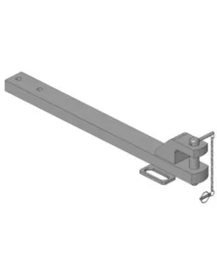Scharmüller - 108213000A02 - Deichsel 120x60 L1355mm Terrion 7000 Kat. 4 Diameter 50mm