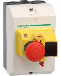 Schneider Electric - GV2MCK04 - IP55-Gehaeuse Mit Not-Aus-Taster