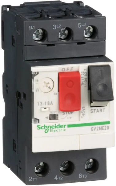 Schneider electric - GV2ME20 - Motorschutzrelais 13-18A