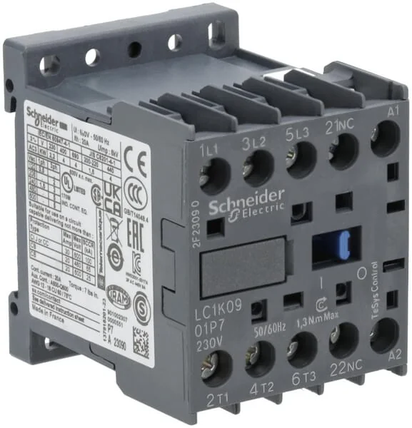 Schneider Electric - LC1K0901P7 - Schuetz 9A 4kW