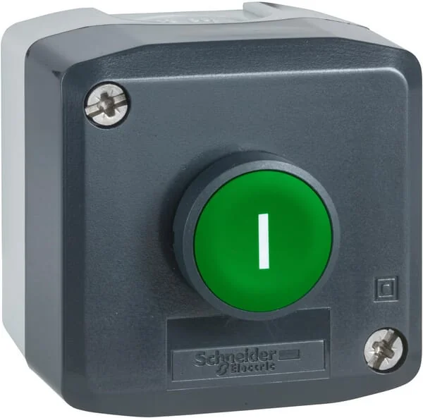 Schneider Electric - XALD102 - Drucktastergehaeuse, Gruen, I