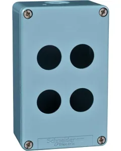 Schneider Electric - XAPD2204 - Drucktastenbox, Metall 4 Loecher
