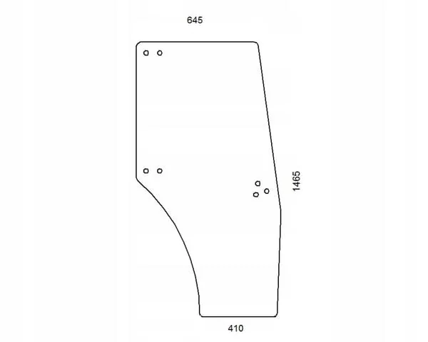SDF - 00098821010 - Komplette Tuerverglasung