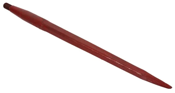 SHW - 23201506N - Laderzinke, Gerade, Vierkantprofil 50x850mm, Spitz Mit M30x2mm Mutter, Rot, SHW